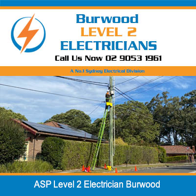 ASP level 2 electrician  working in power poles and overhead electrical lines in Burwood
